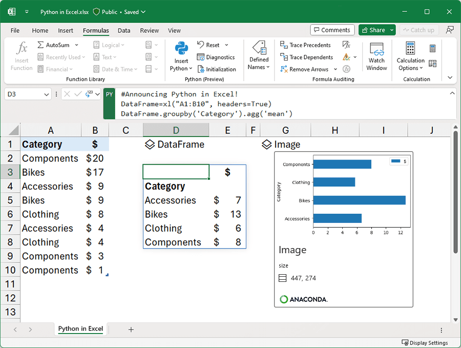 Python in Excel Powering Spreadsheets with Code